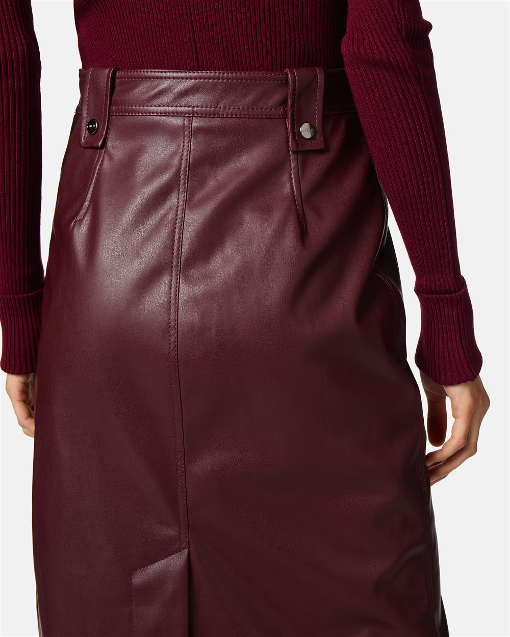 Eco-leather pencil skirt - Iceberg - Official Website