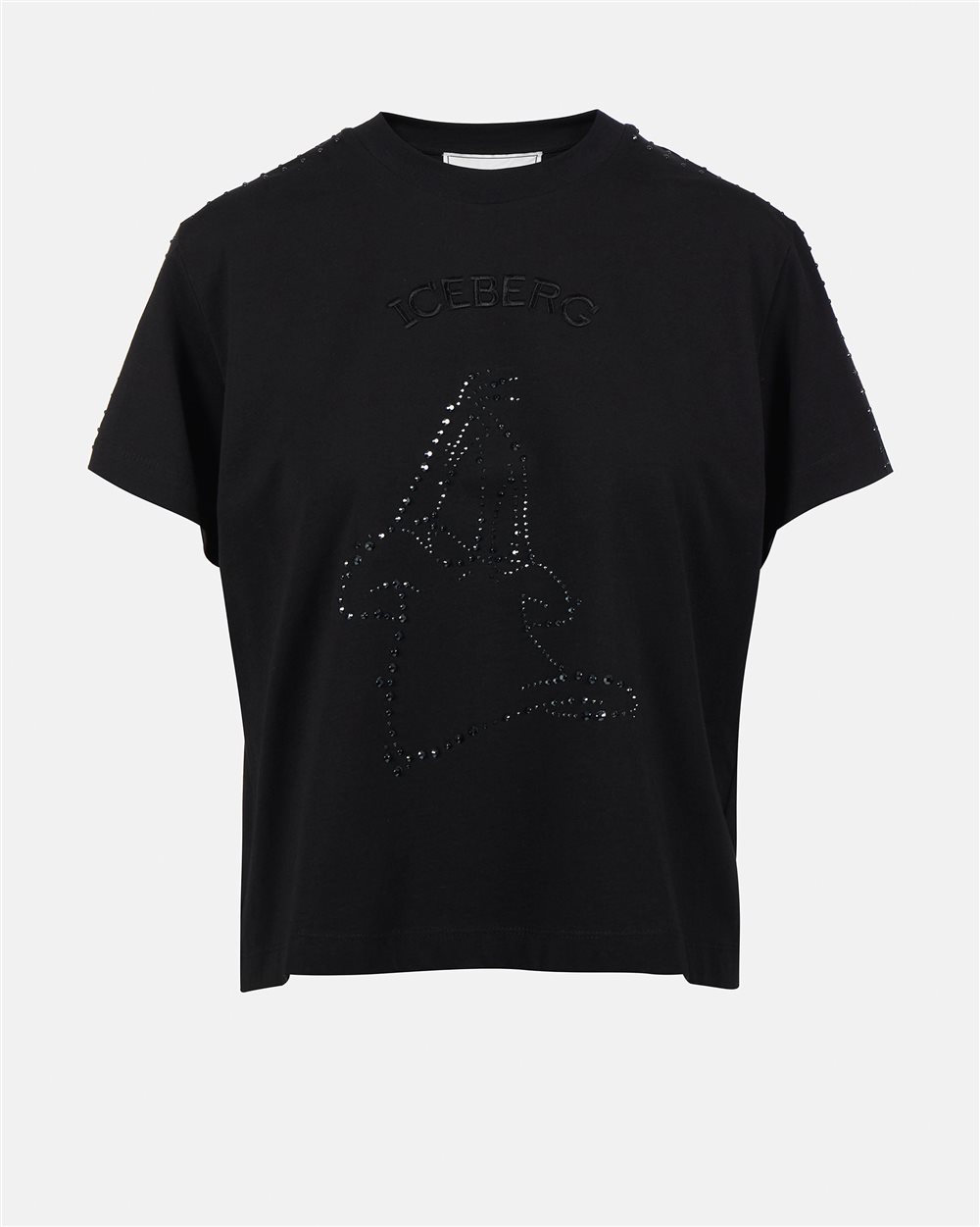T-shirt con dettaglio cartoon e logo - Iceberg - Official Website