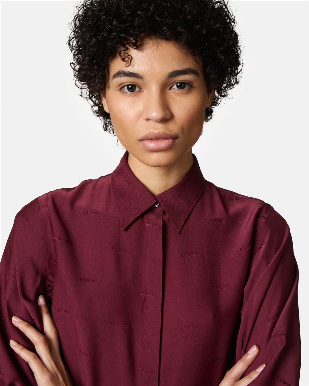 Shirt with allover logo - Iceberg - Official Website