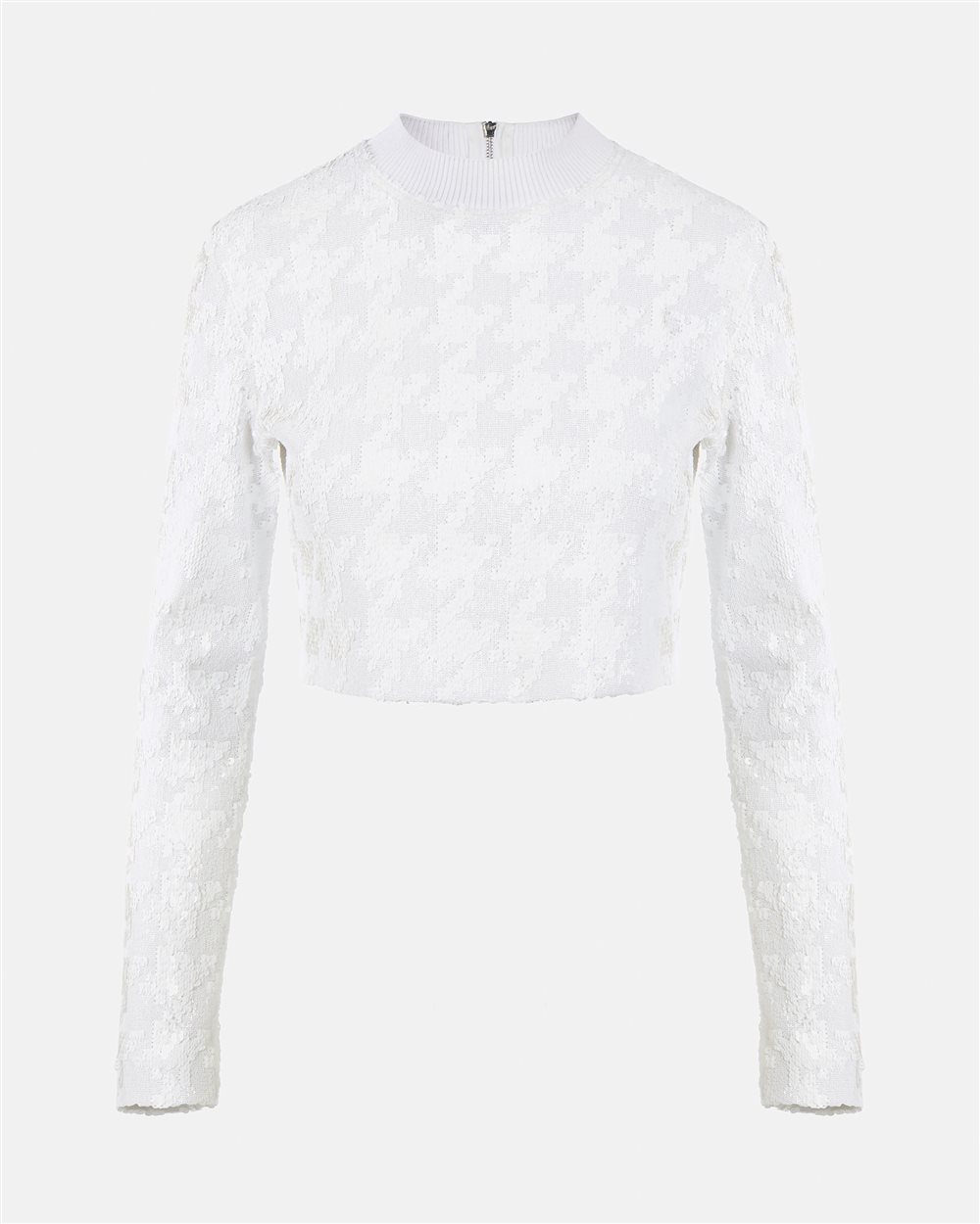 Patterned top with sequins - Iceberg - Official Website