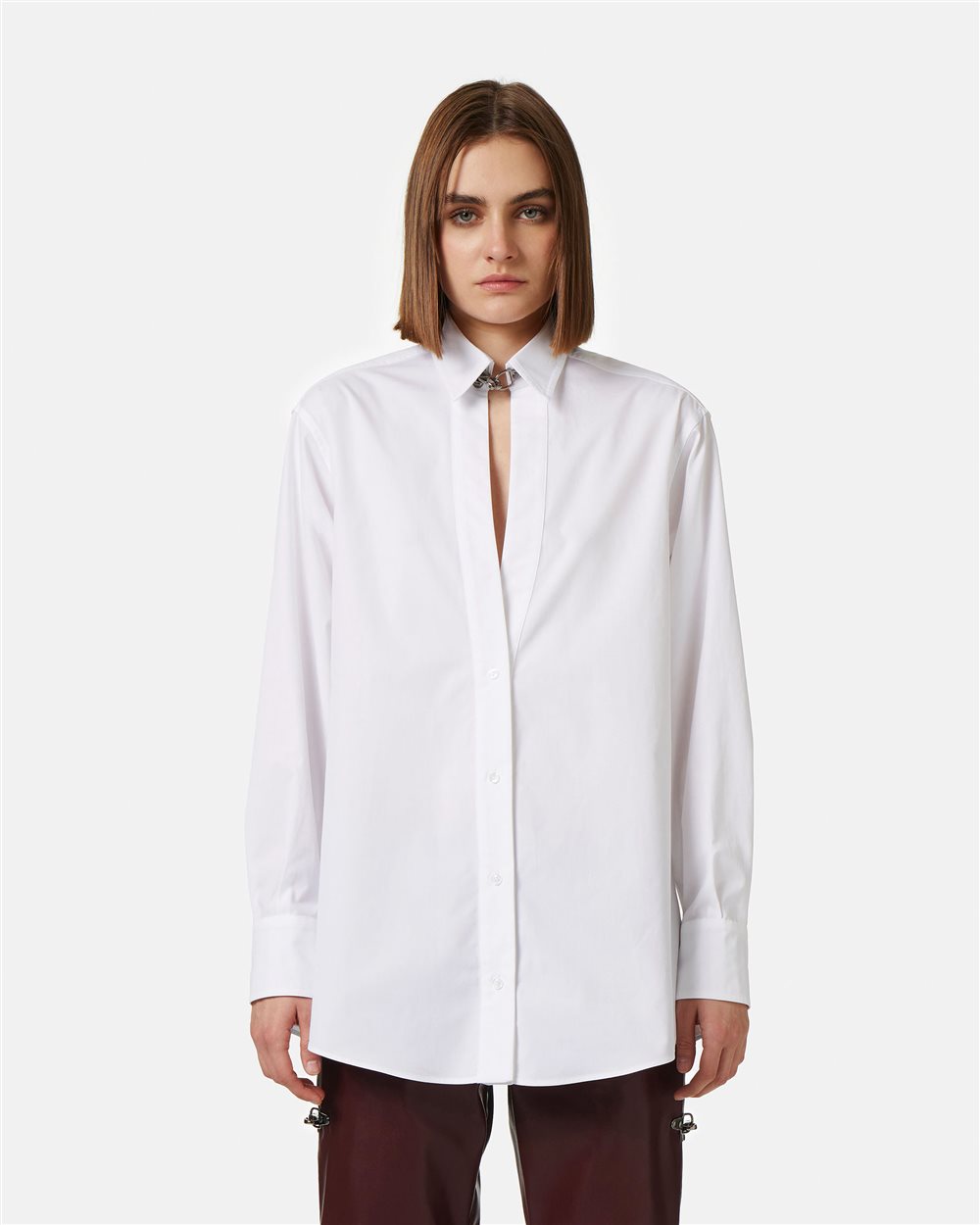 White shirt with snap hooks - Iceberg - Official Website