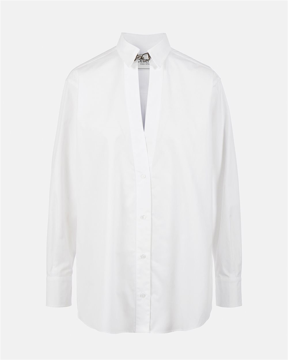 White shirt with snap hooks - Iceberg - Official Website