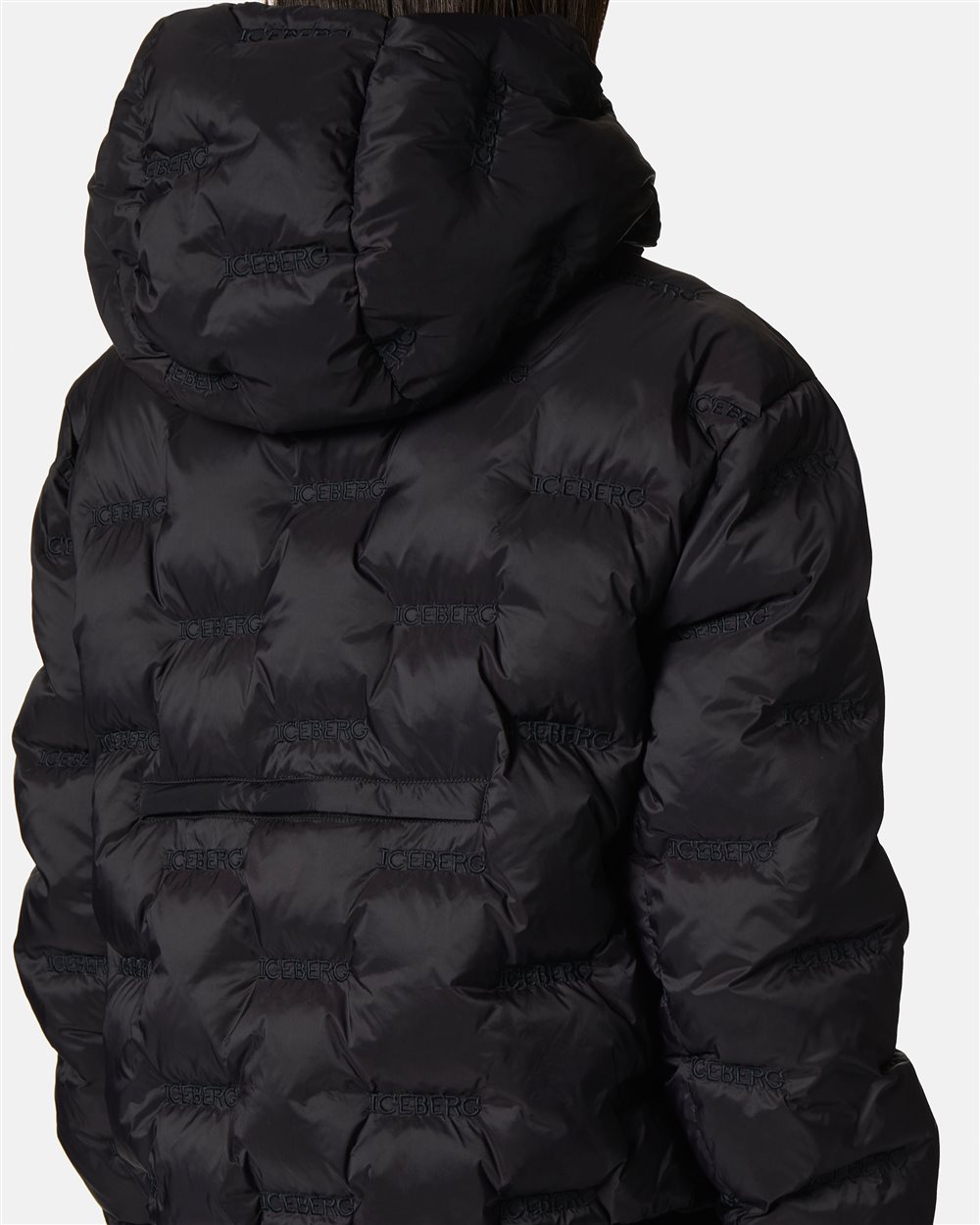 Padded down jacket with hood - Iceberg - Official Website