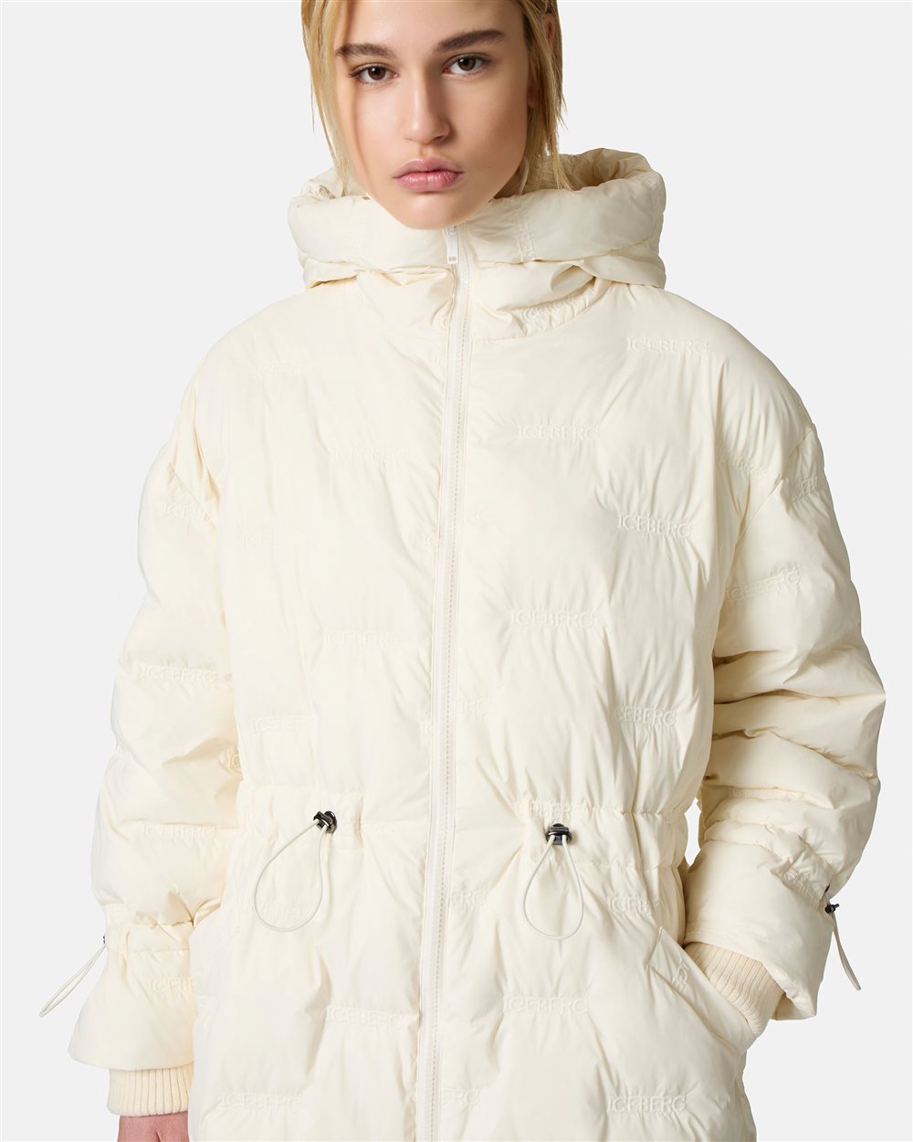 Padded jacket with hood - Iceberg - Official Website