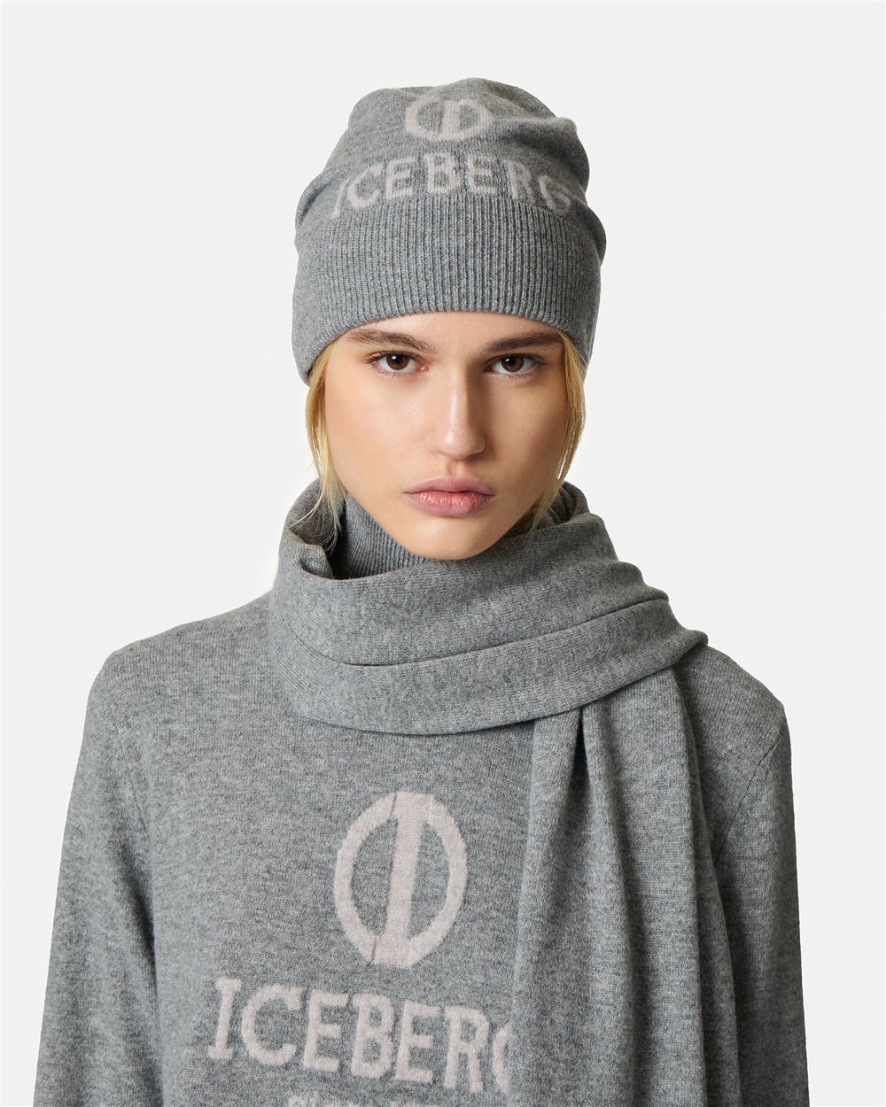 Cappello di lana con logo - Iceberg - Official Website