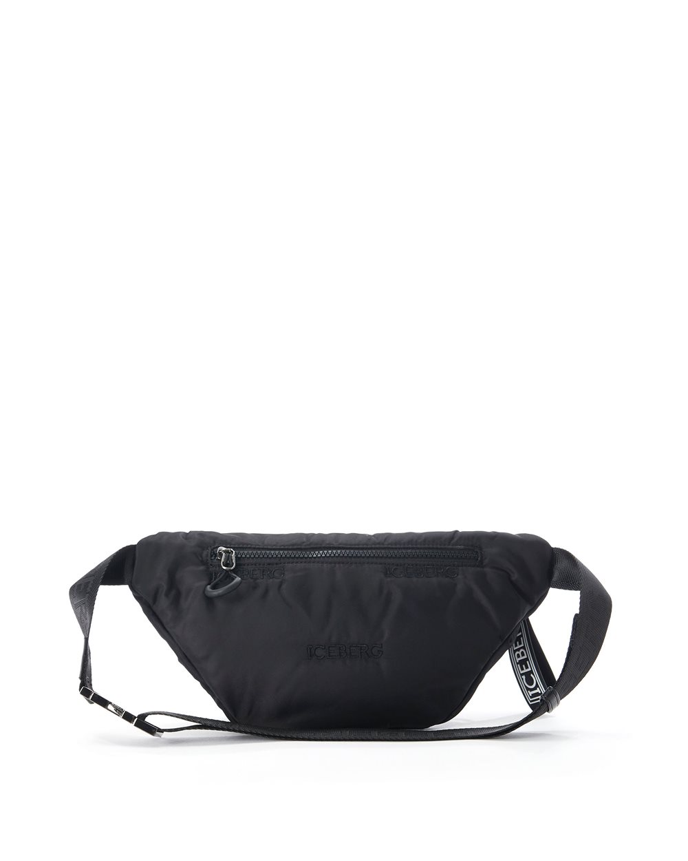Nylon pouch with allover logo - Iceberg - Official Website