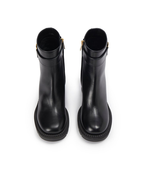 Black ankle boots with logo - Iceberg - Official Website