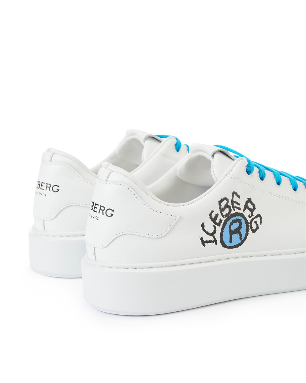 Carson sneakers with logo - Iceberg - Official Website