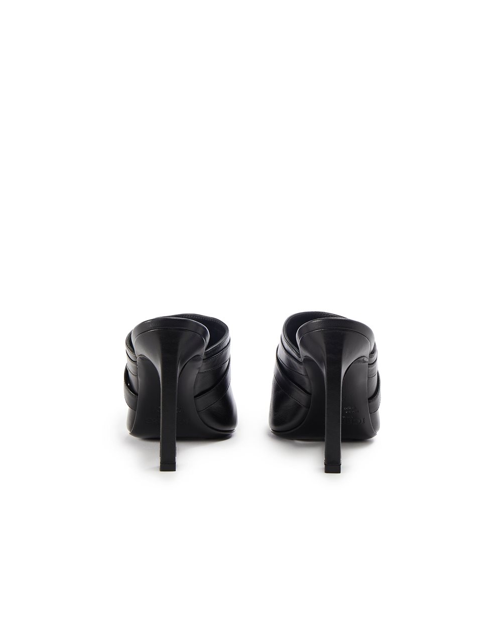 Leather mule with logo - Iceberg - Official Website
