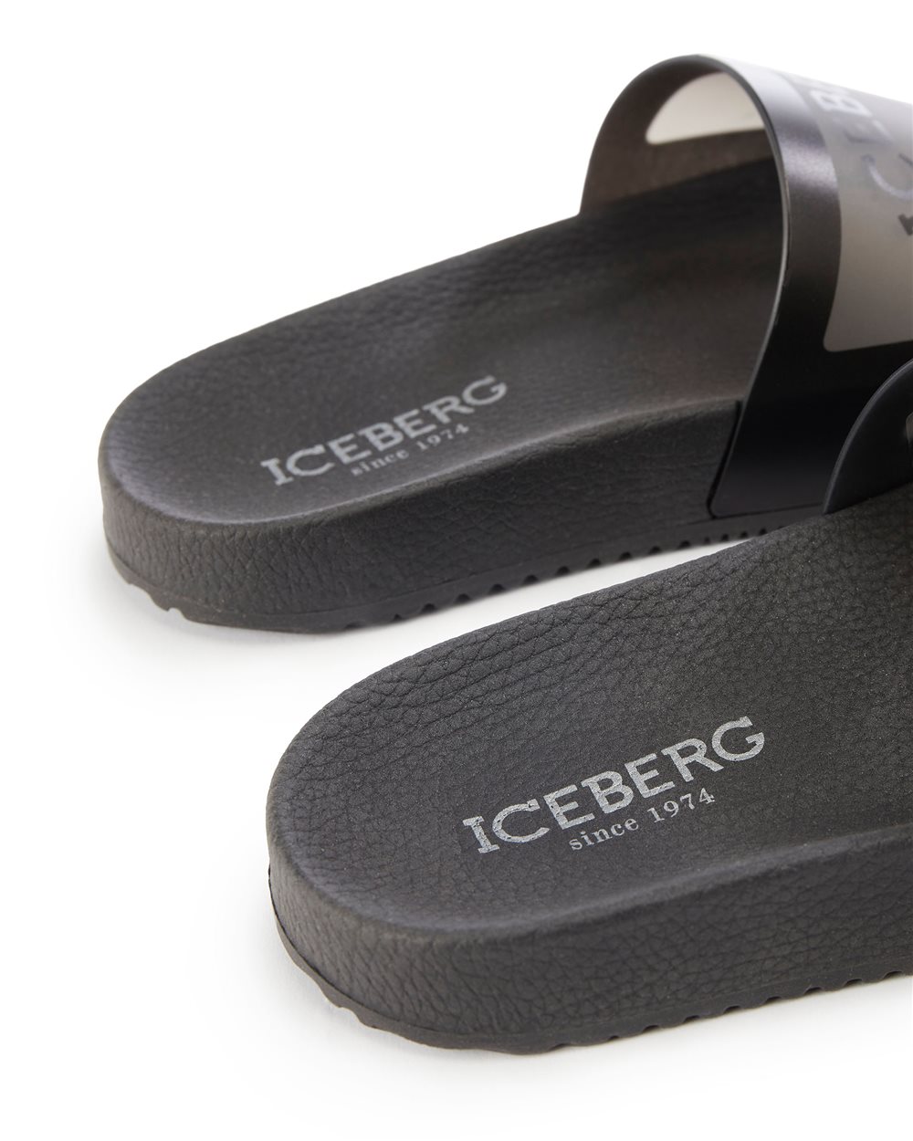Slider sandal with logo - Iceberg - Official Website