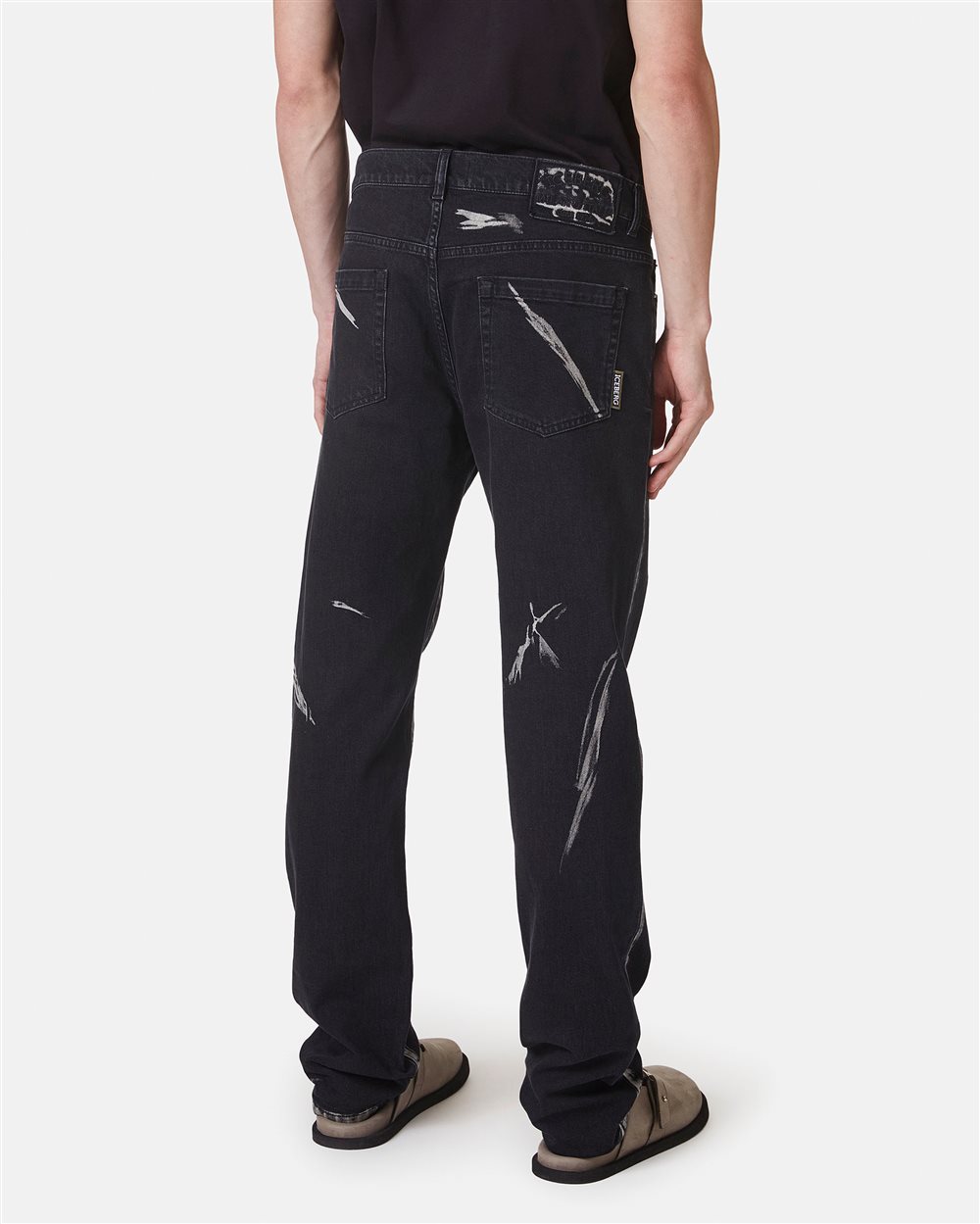 5 pocket jeans with logo - Iceberg - Official Website