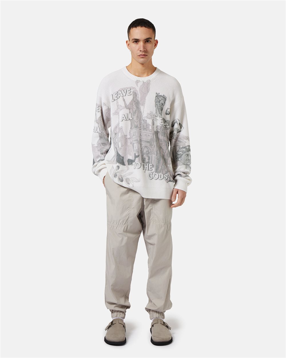 Sweater with Roma print - Iceberg - Official Website