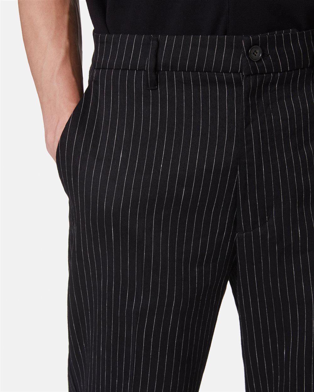 Pinstripe chinos pants - Iceberg - Official Website