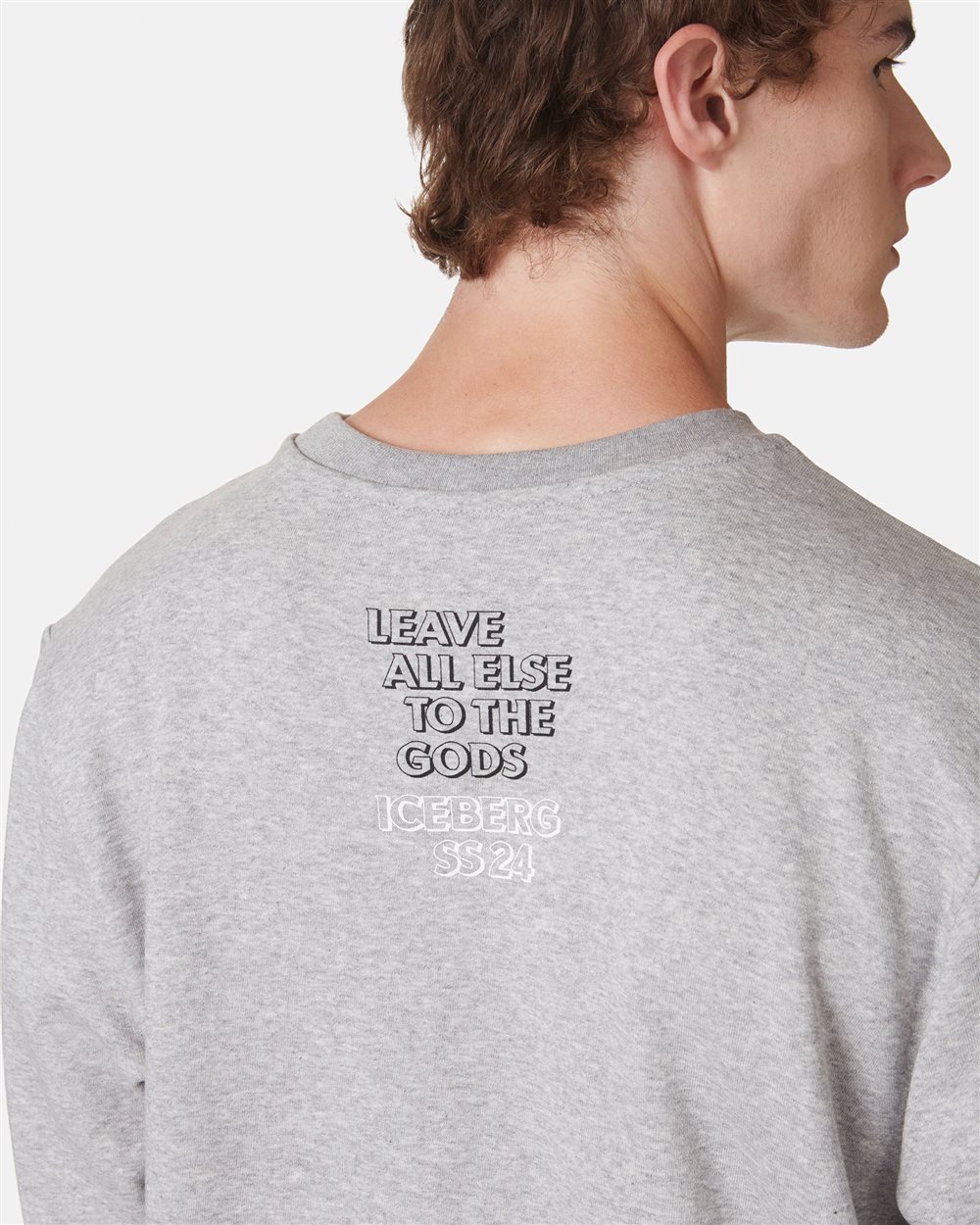 Sweatshirt with Roma print - Iceberg - Official Website