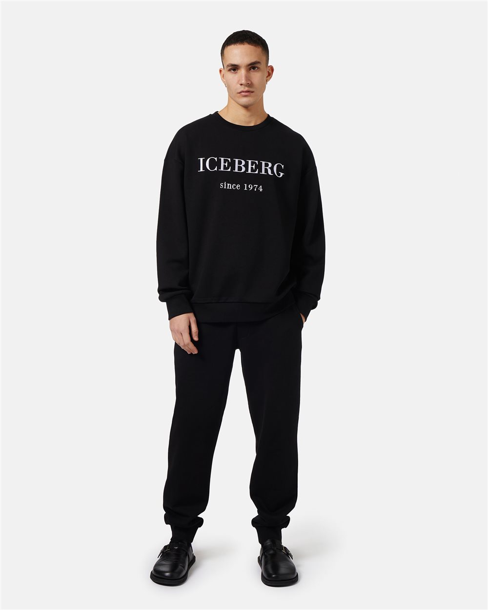 Crewneck sweatshirt with logo - Iceberg - Official Website