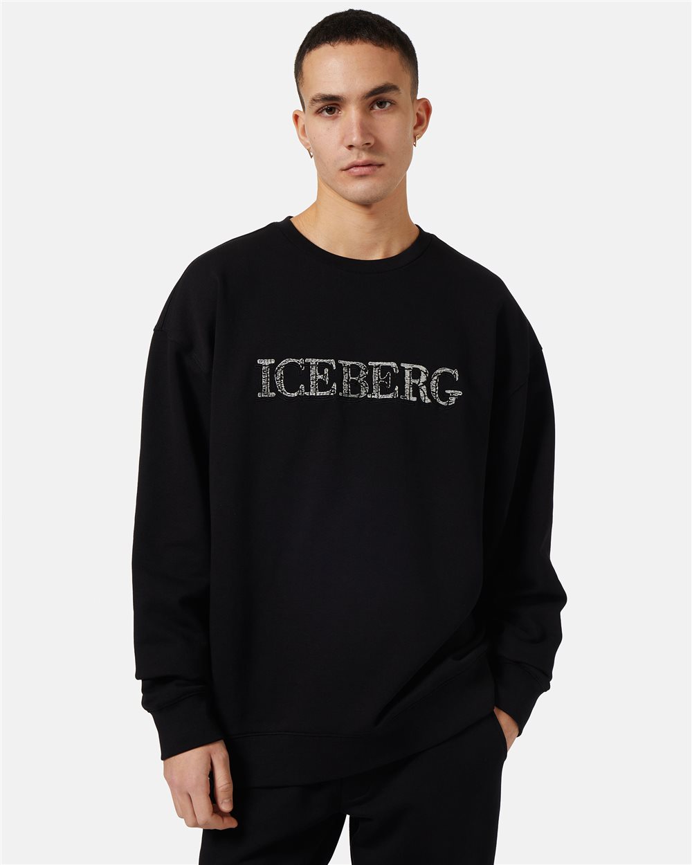 Sweatshirt with logo - Iceberg - Official Website