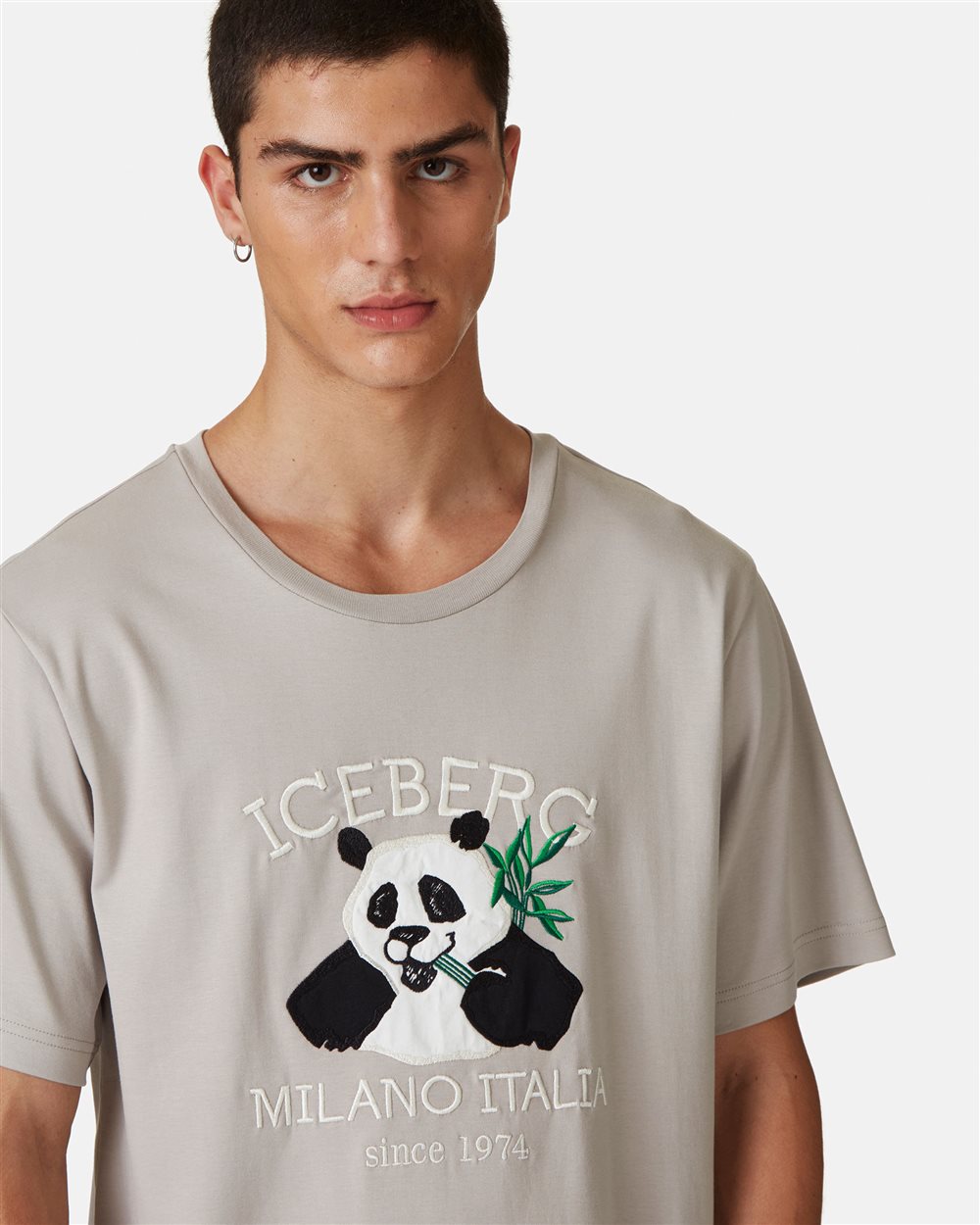 T-shirt with logo and cartoon graphics - Iceberg - Official Website