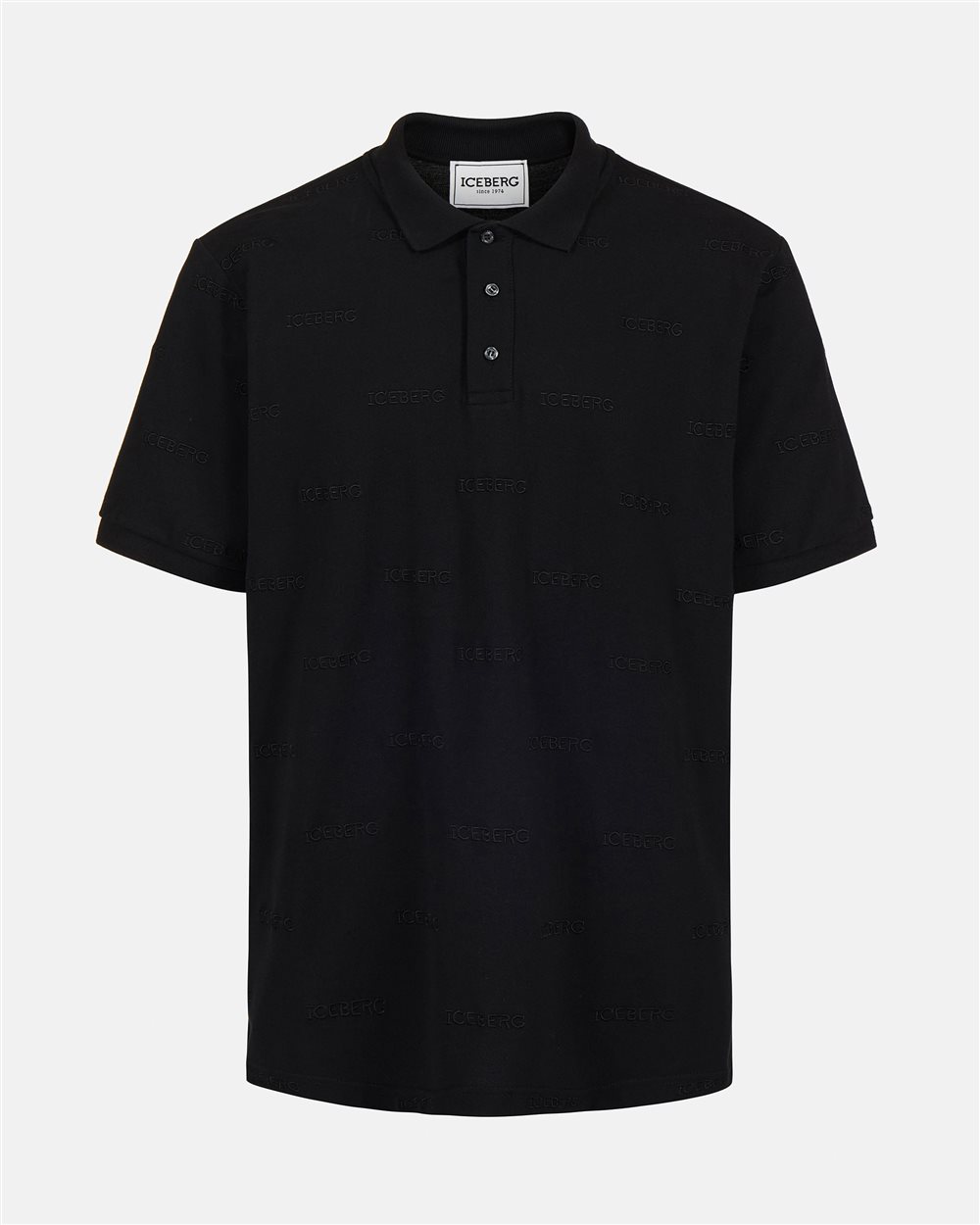 Polo shirt with allover logo - Iceberg - Official Website