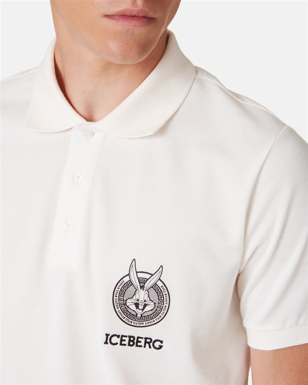 Polo con grafiche cartoon e logo - Iceberg - Official Website