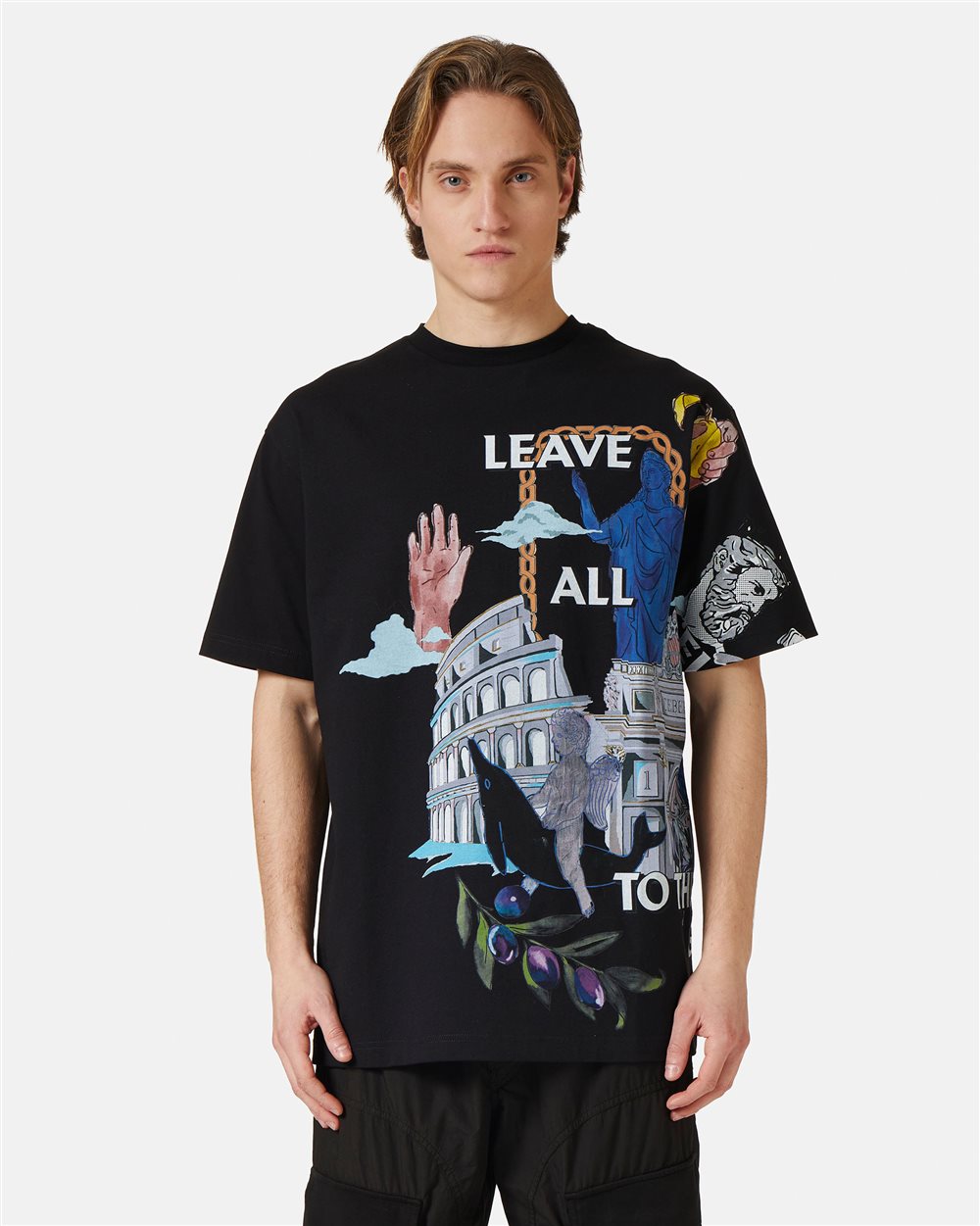 T-shirt with Rome print - Iceberg - Official Website