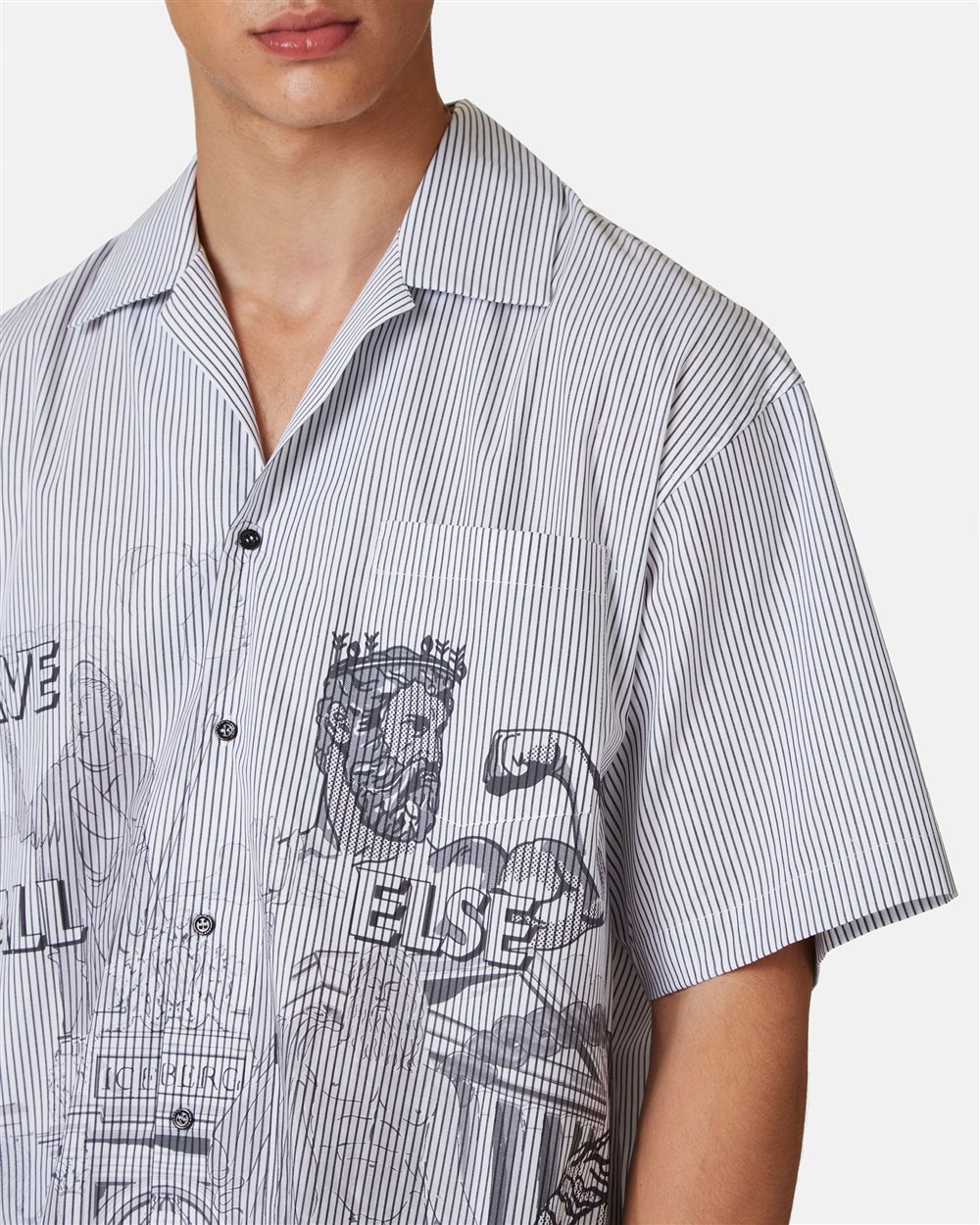 Shirt with Rome prints - Iceberg - Official Website