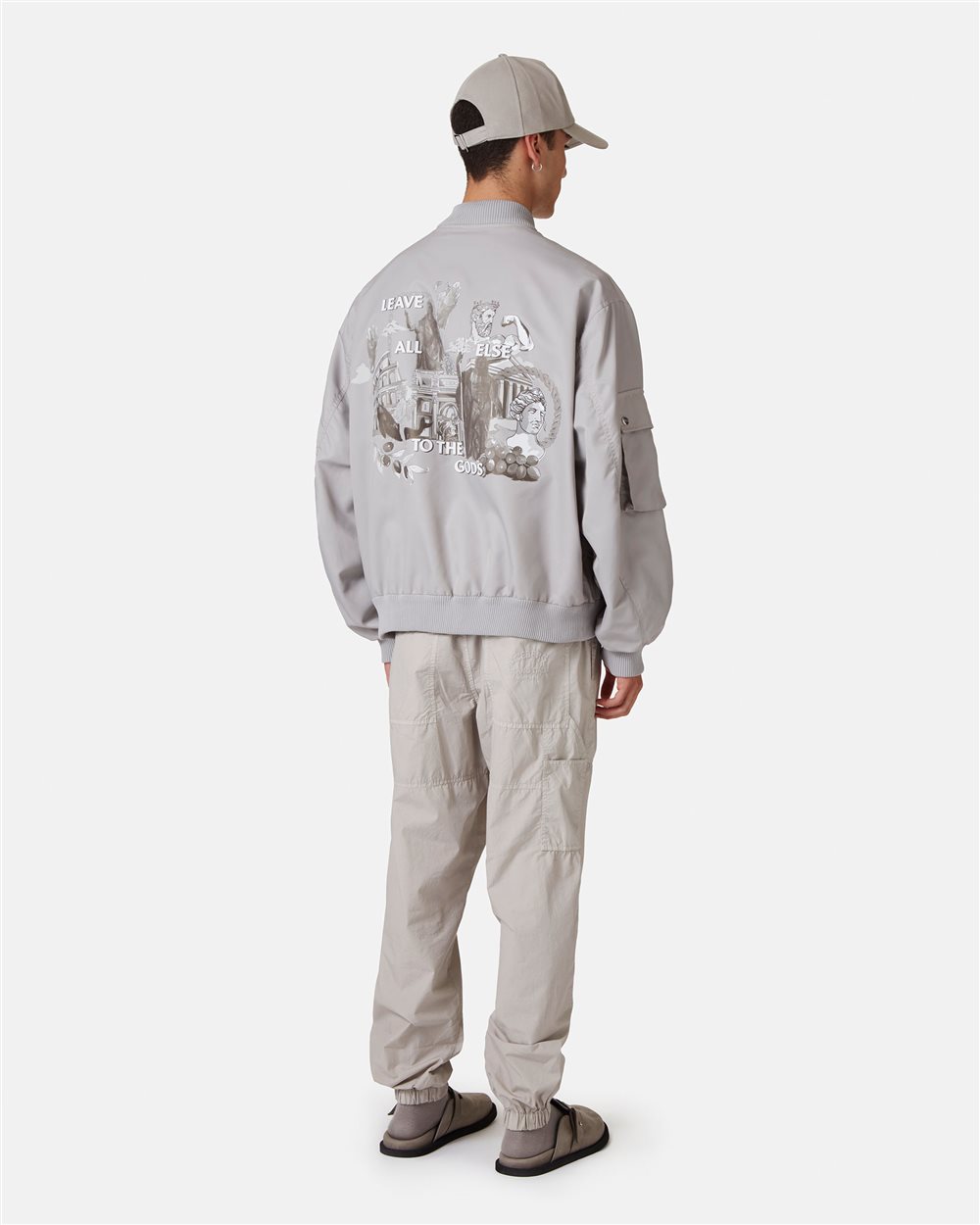 Bomber jacket with Roma prints - Iceberg - Official Website