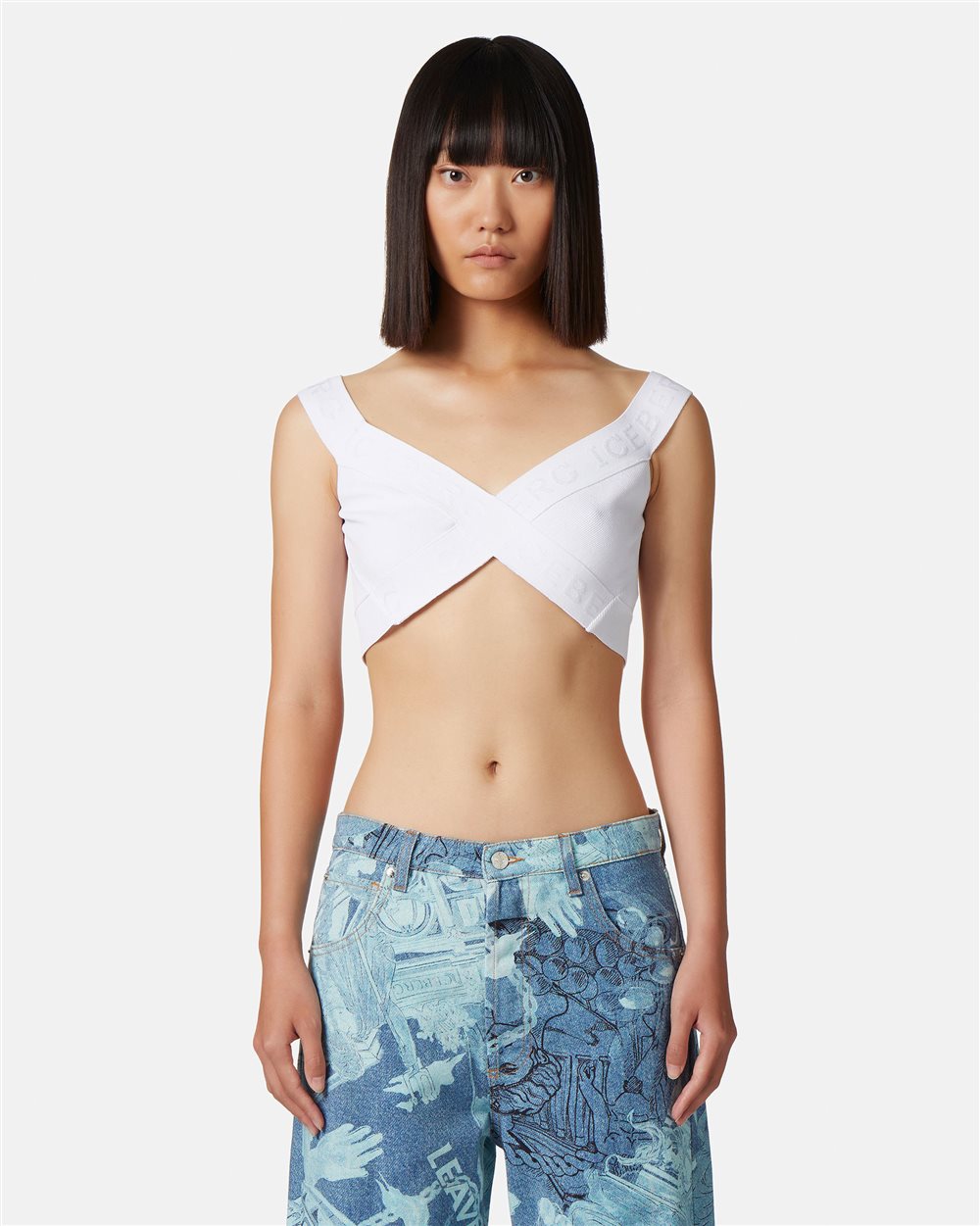 Butterfly top with logo - Iceberg - Official Website