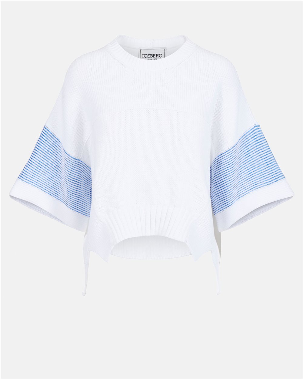 Ribbed sweater with logo - Iceberg - Official Website