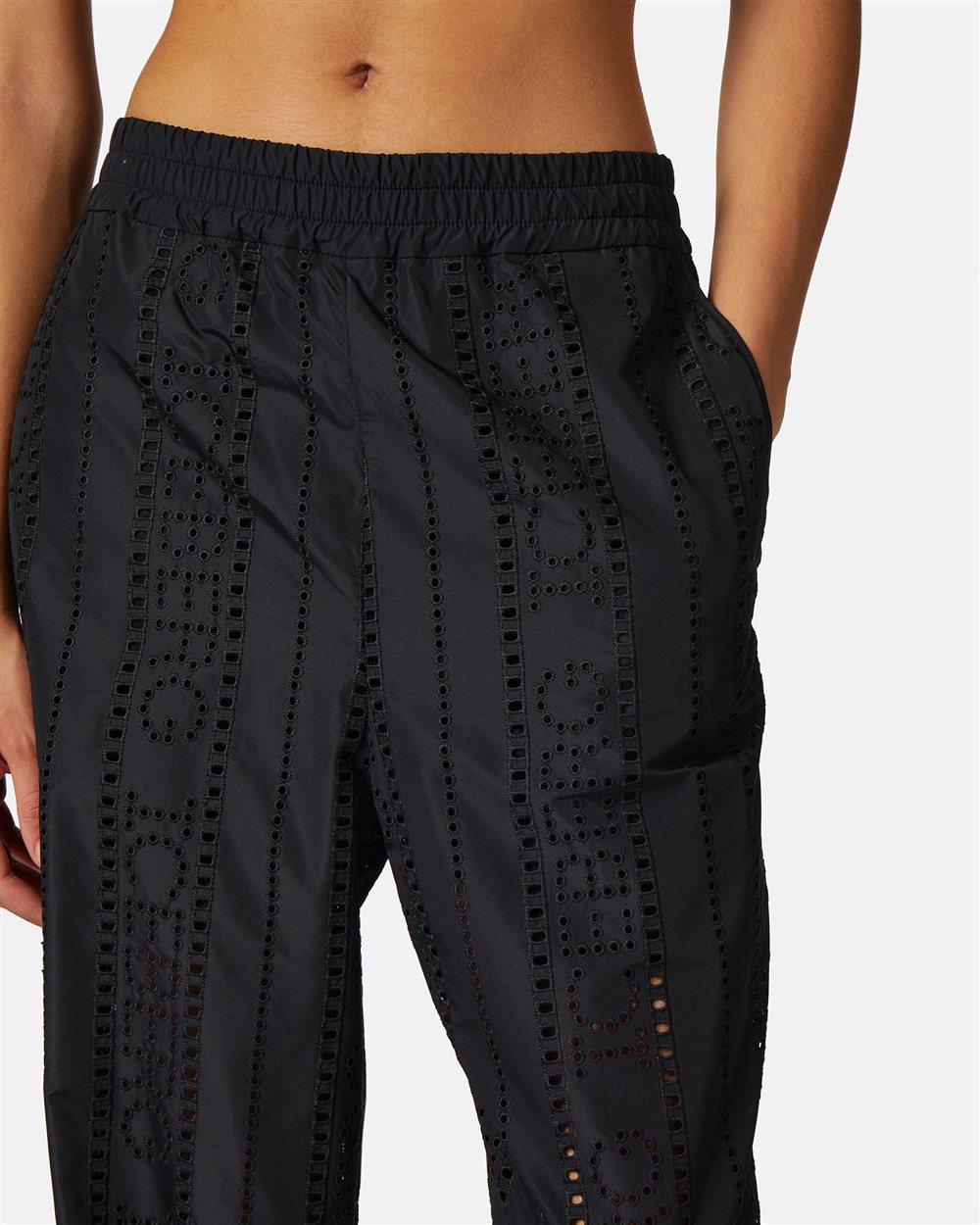Lace trousers with logo - Iceberg - Official Website