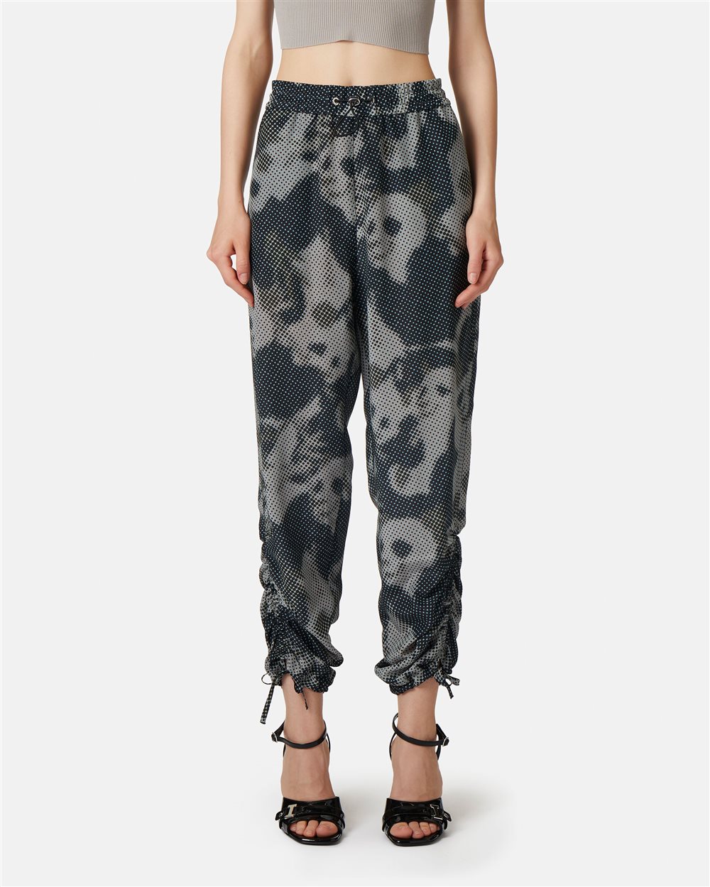 Pants with pixel print - Iceberg - Official Website