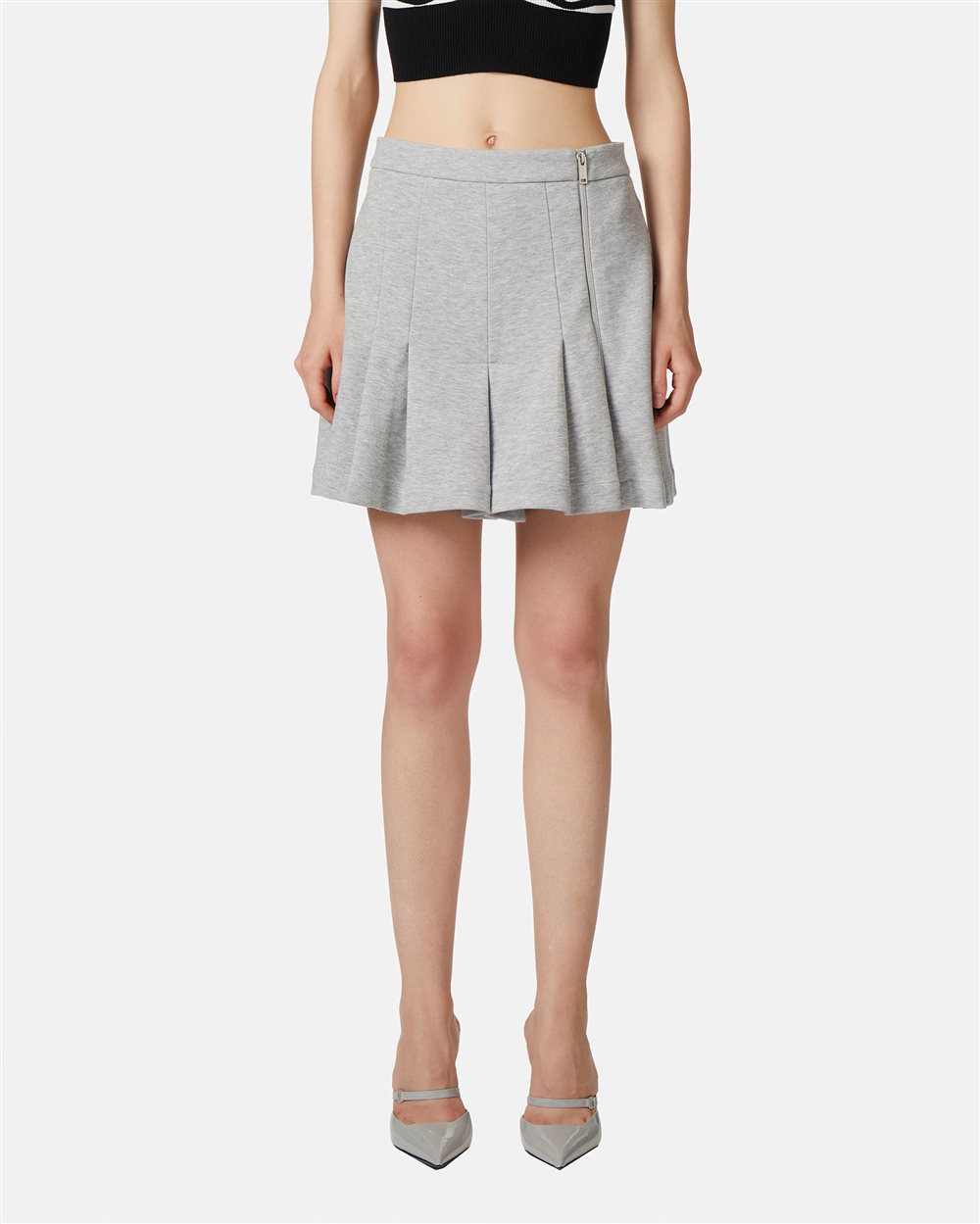 Pleated shorts with logo - Iceberg - Official Website