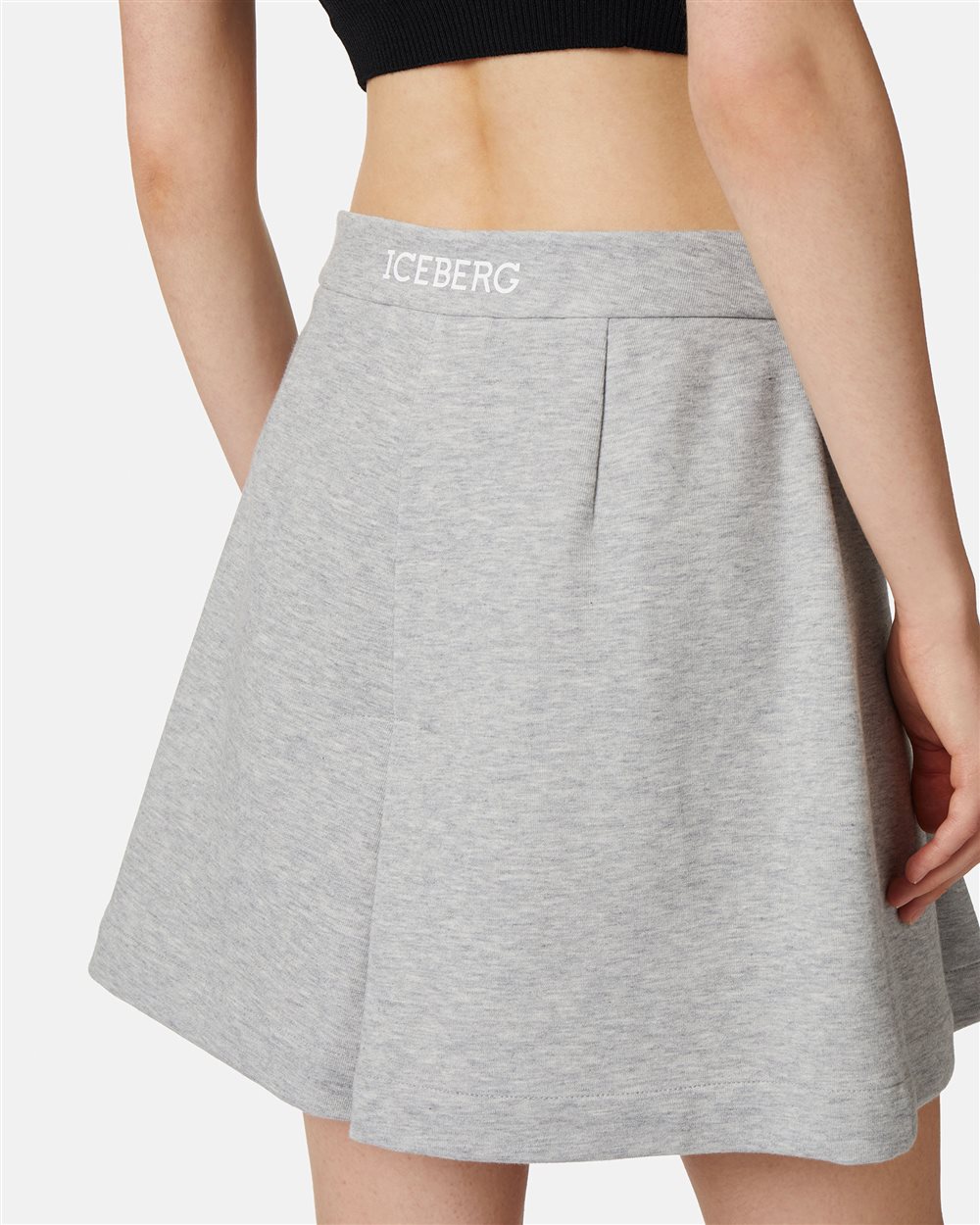 Shorts a pieghe con logo - Iceberg - Official Website