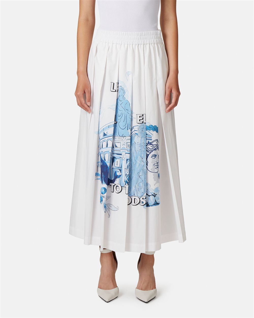 Skirt with Roma prints - Iceberg - Official Website