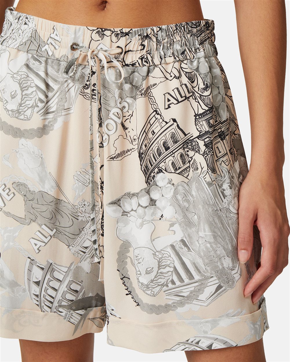 Bermuda shorts with Roma prints - Iceberg - Official Website