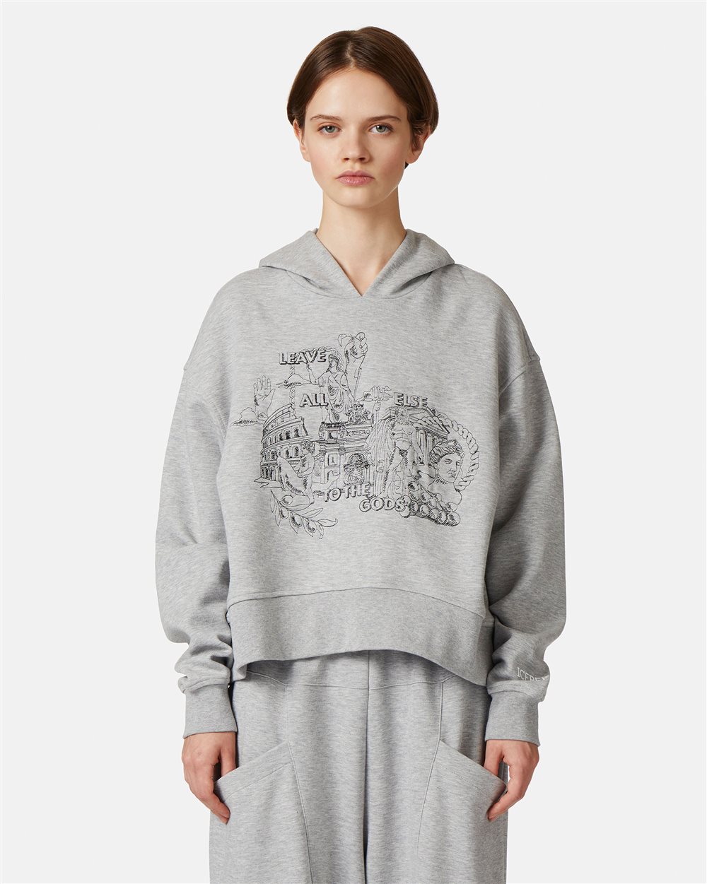 Sweatshirt with Roma print - Iceberg - Official Website
