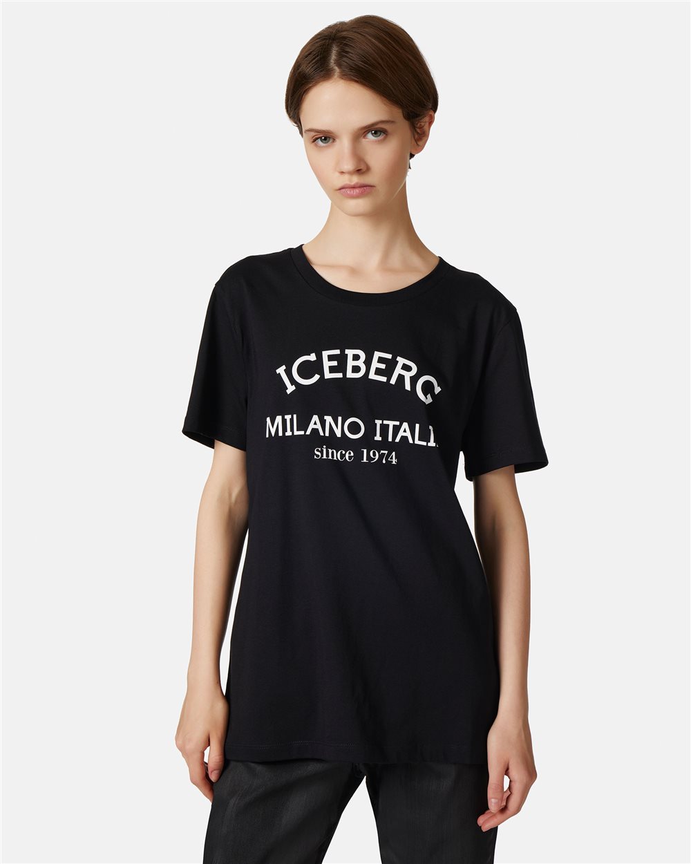 T-shirt con logo istituzionale - Iceberg - Official Website