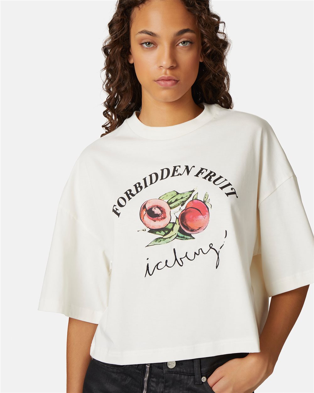 T-shirt con stampa Forbidden Fruit - Iceberg - Official Website