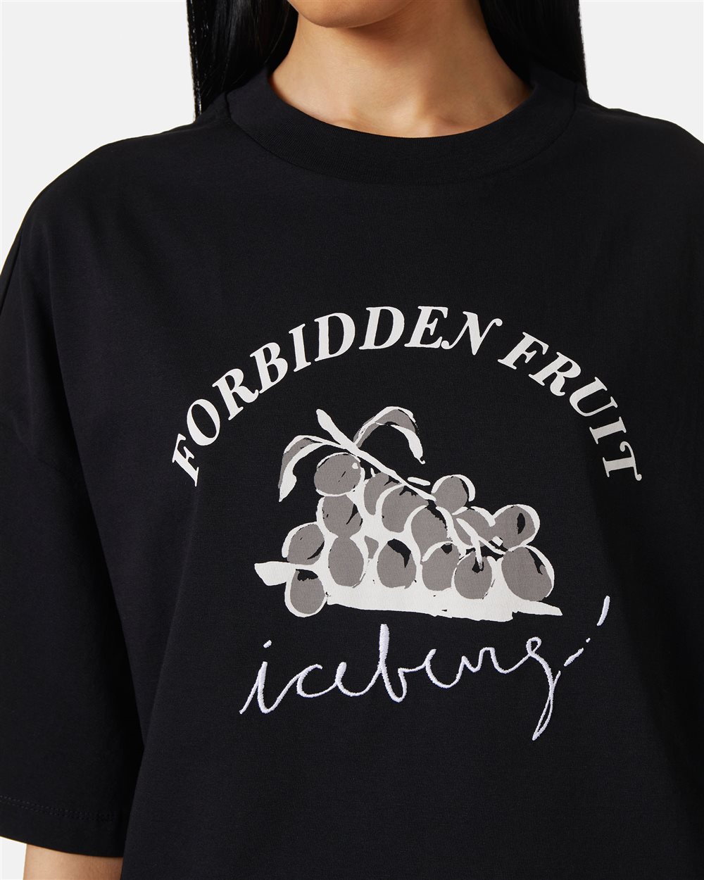 T-shirt with Forbidden Fruit print - Iceberg - Official Website