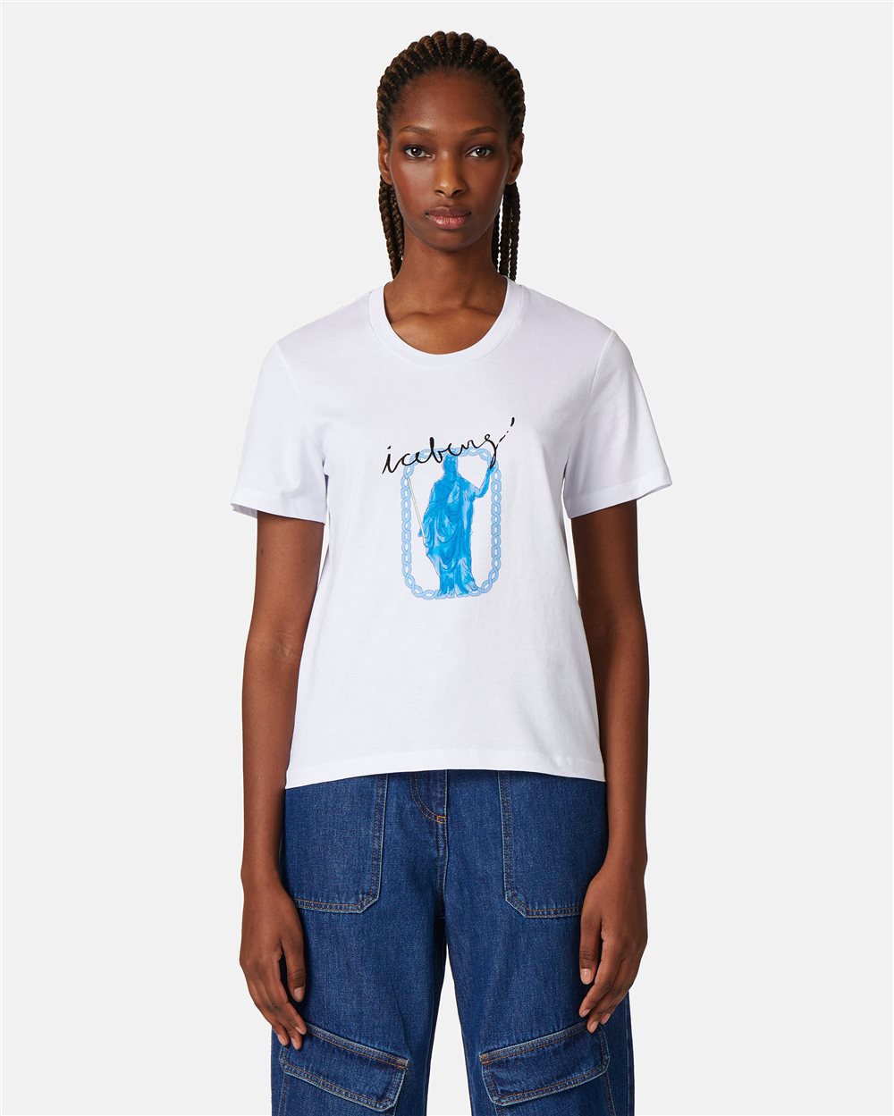 T-shirt con stampa Roma - Iceberg - Official Website