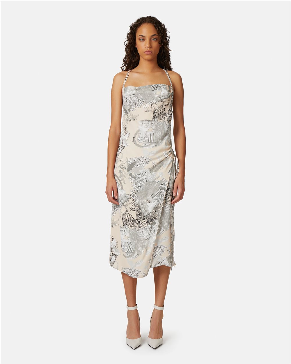 Dress with Roma print - Iceberg - Official Website