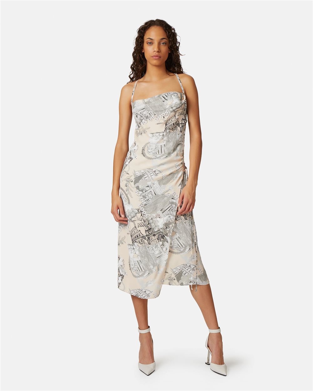Dress with Roma print - Iceberg - Official Website