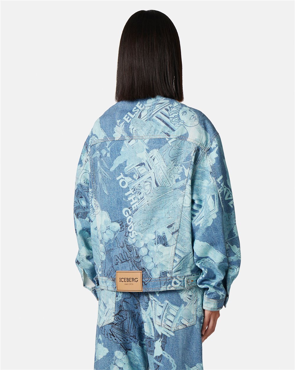 Jacket with Roma print - Iceberg - Official Website