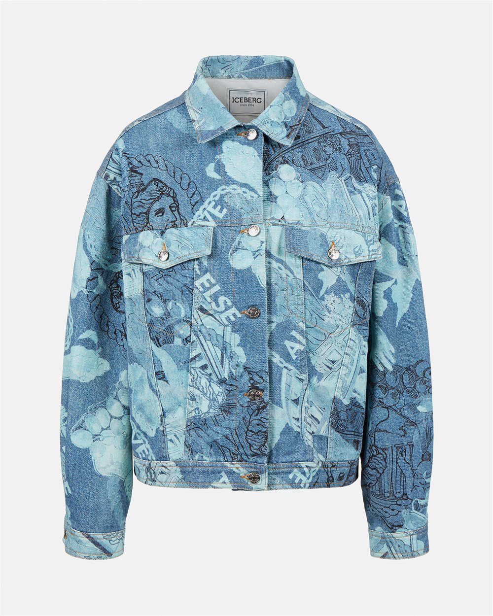 Jacket with Roma print - Iceberg - Official Website