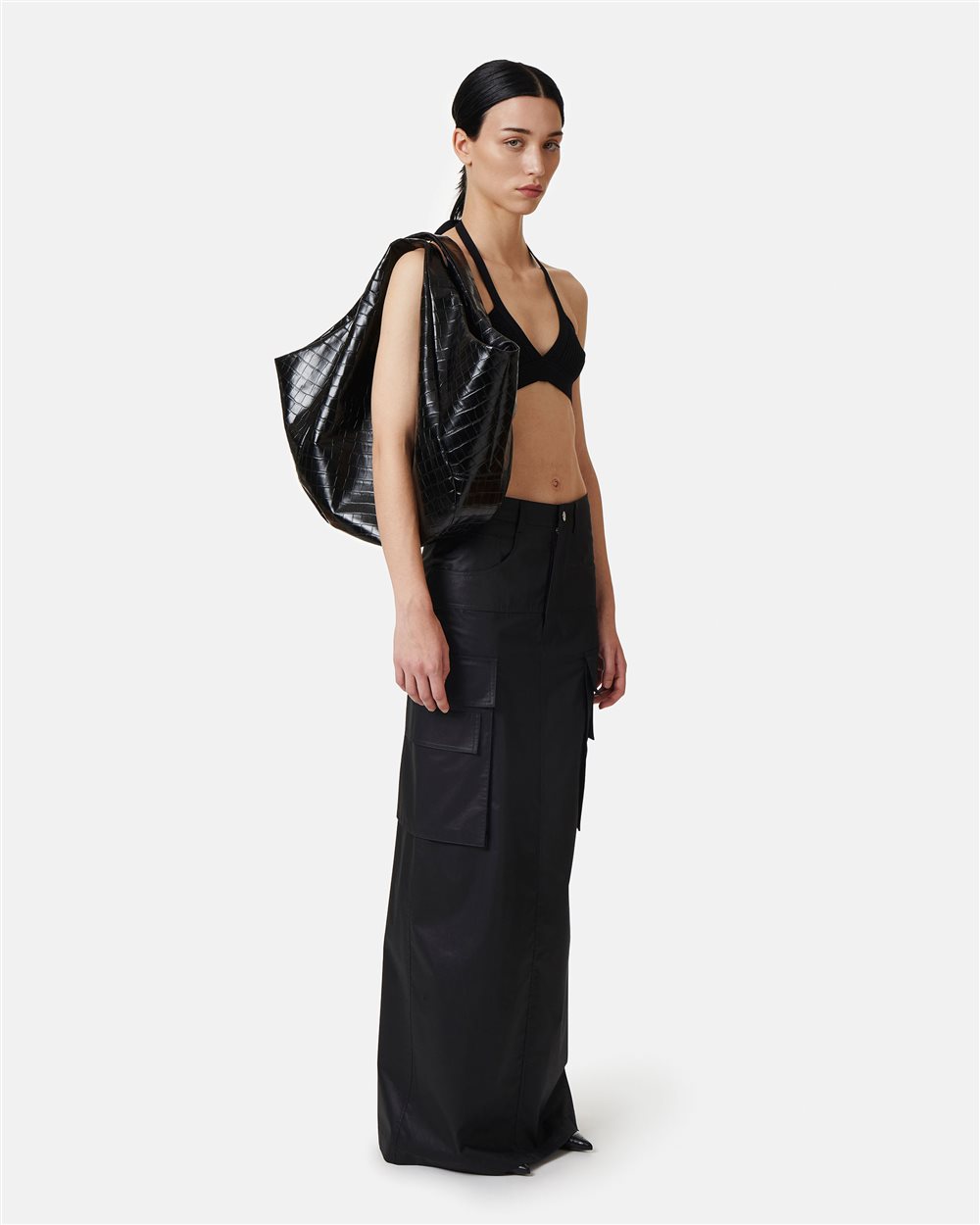 Long skirt with large cargo pockets - Iceberg - Official Website