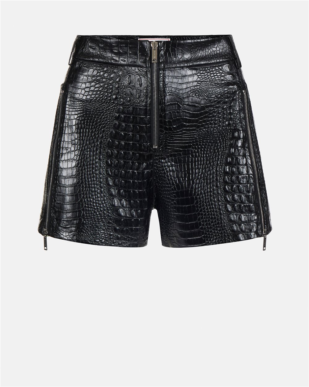 Crocodile print eco-leather shorts - Iceberg - Official Website