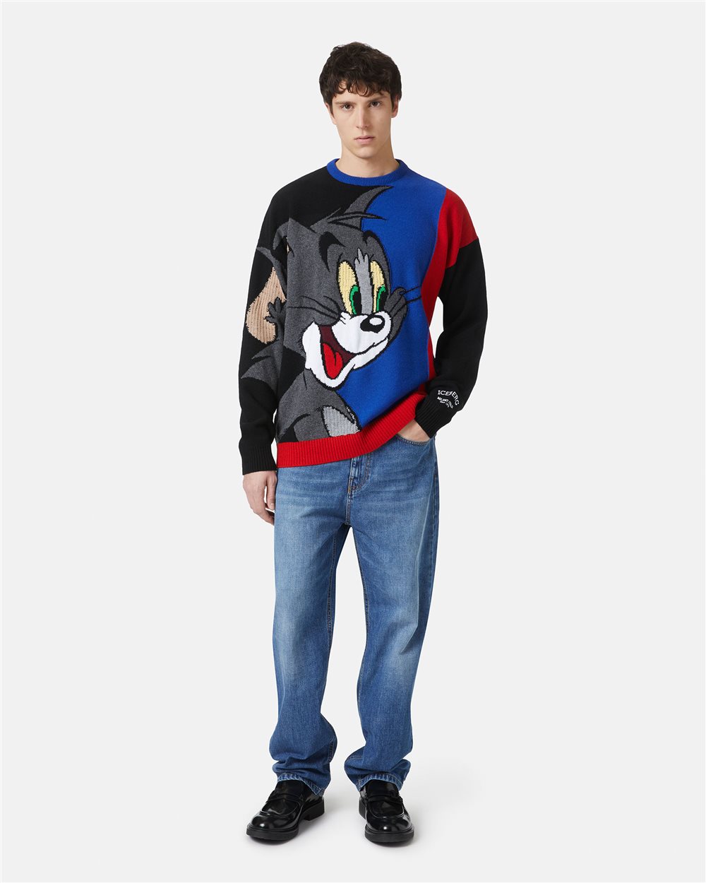 Crew-neck sweater from The Re-Edit collection - Iceberg - Official Website