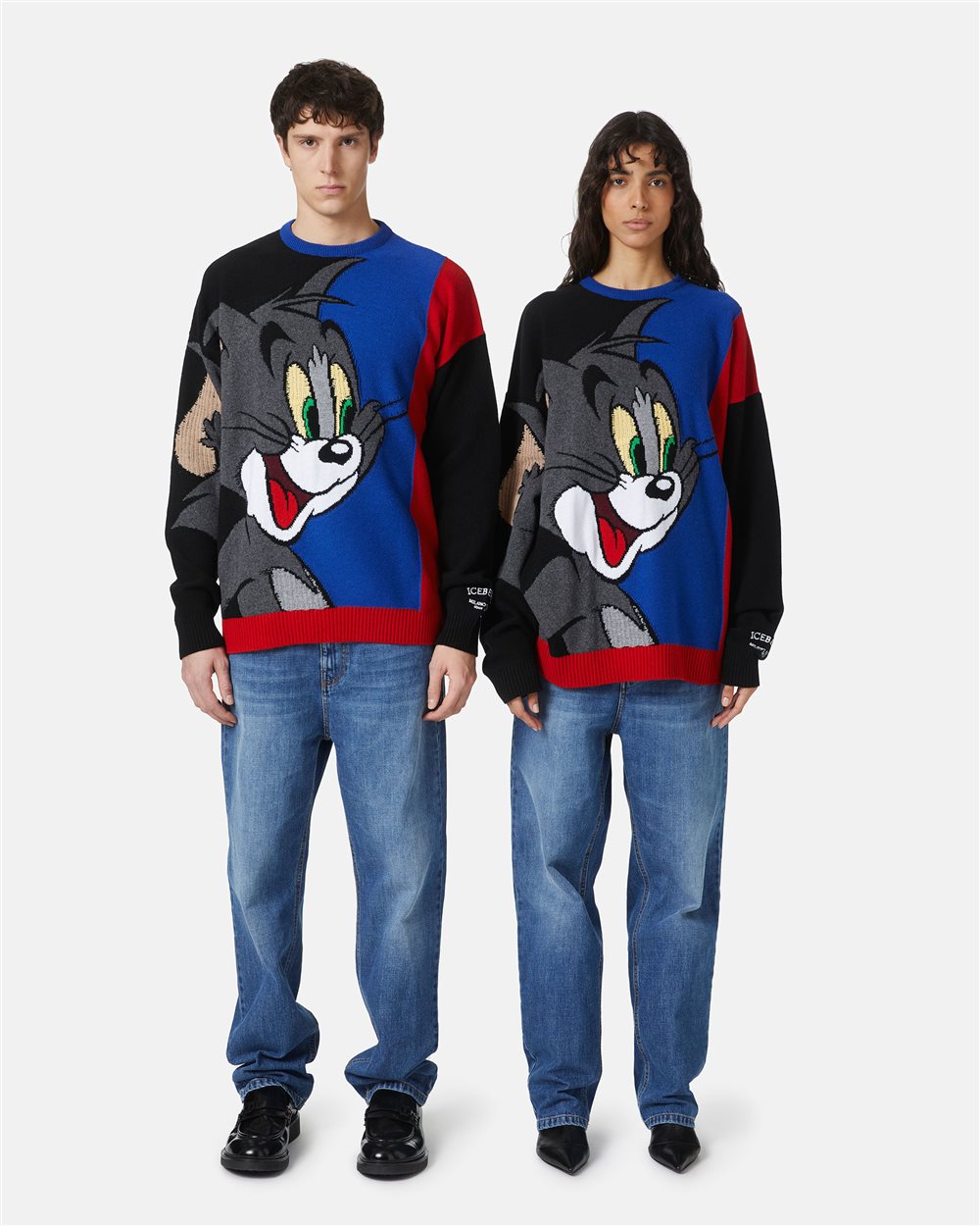 Crew-neck sweater from The Re-Edit collection - Iceberg - Official Website