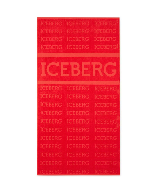Telo mare con logo allover - Iceberg - Official Website