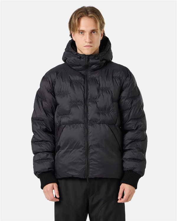 【完売】  jacket nylon down Imitation with Iceberg |  zip central and embroidery Iceberg allover ジャケット・アウター