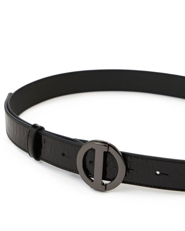 Alias leather belt with Iceberg monogram logo buckle Iceberg